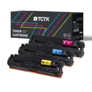 Sustitución compatible para Multipack (3) Tóneres CMY (sin negro) Compatible con Canon i, LBP HP LaserJet Pro - Sustituye 131A (CF211A) / CRG-731 (6271B002)